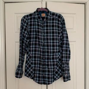 Hugo Boss double faced plaid shirt